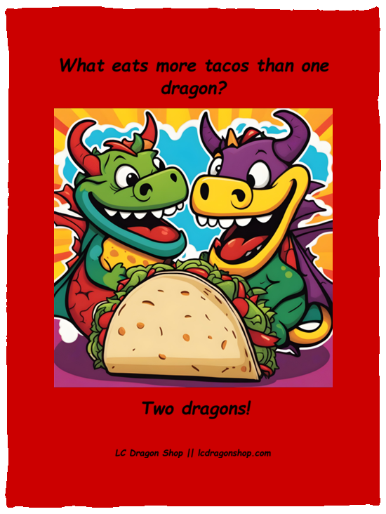 Dragon's Eating Tacos Blanket!